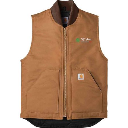 20-CT106676, Small, Carhartt Brown, Left Chest, GCyber.